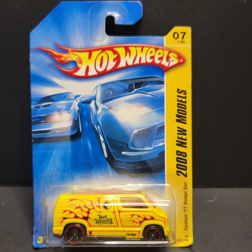 Hot Wheels 2008 New Models Customs 77' Dodge Van.